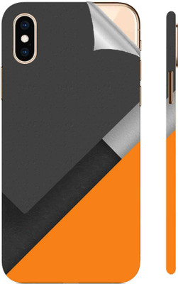 Snooky Apple iPhone XS Max Mobile Skin(Black)