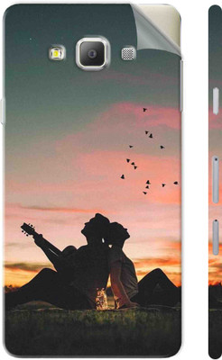 Snooky Samsung Galaxy E7 Mobile Skin(Black)