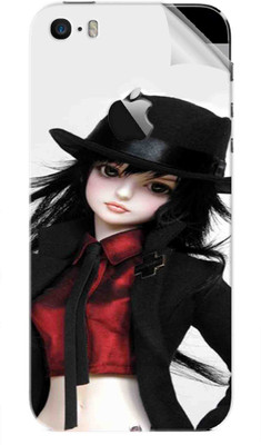 Snooky Apple iPhone 5s Mobile Skin(Black)