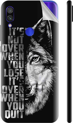 Snooky Xiaomi Redmi Mi Note 7 Mobile Skin(Black)