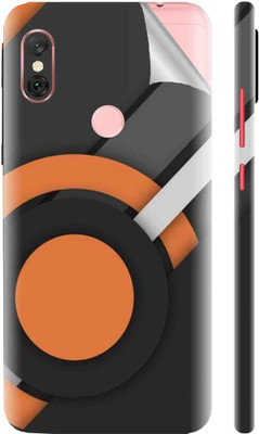 Snooky Mi Redmi Note 6 Pro Mobile Skin(Orange)