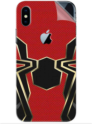 Snooky Apple iPhone X Mobile Skin(Red)