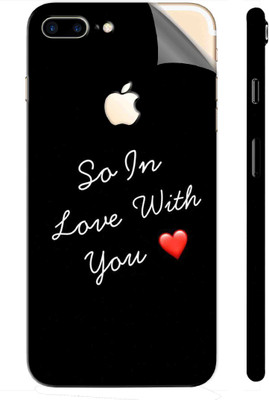 Snooky Apple iPhone 7 Plus Mobile Skin(Black)