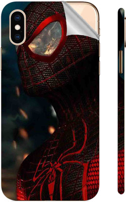 Snooky Apple iPhone XS Max Mobile Skin(Black)