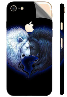 Snooky Apple iPhone 7 Mobile Skin(Black)