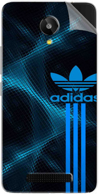 Snooky Lava Iris X1 Selfie Mobile Skin(Black)