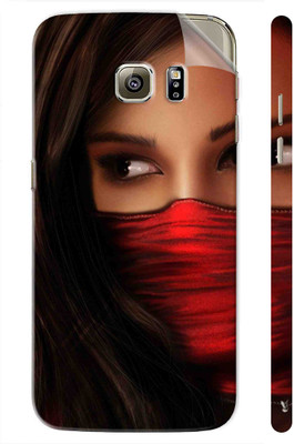 Snooky Samsung Galaxy S6 Edge Mobile Skin(Red)