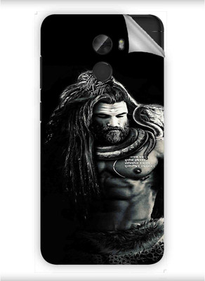 Snooky Gionee A1 Lite Mobile Skin(Black)