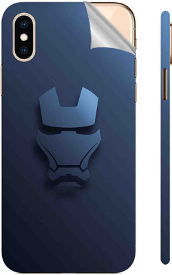 Snooky Apple iPhone XS Mobile Skin(Black)