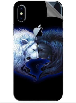 Snooky Apple iPhone X Mobile Skin(Multicolor)