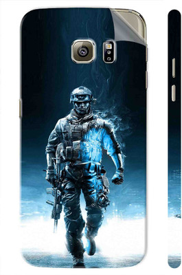 Snooky Samsung Galaxy S6 Edge Mobile Skin(Black)