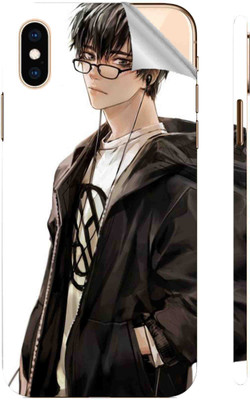 Snooky Apple iPhone XS Max Mobile Skin(White)