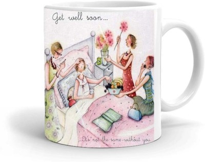 Kesri Gifts Get well Soon Theme(kg-getwell-082) Ceramic Coffee Mug(325 ml)