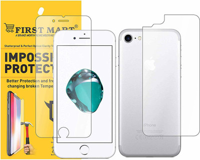 FIRST MART Front and Back Screen Guard for Apple iPhone 7, Apple iPhone 8(Pack of 1)