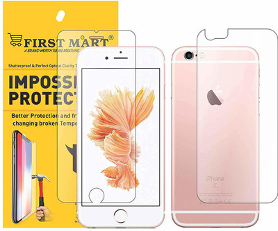 FIRST MART Front and Back Screen Guard for Apple iPhone 6, Apple iPhone 6s(Pack of 1)