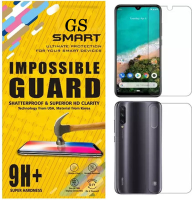 GS SMART Front and Back Tempered Glass for Xiaomi Mi A3(Pack of 2)