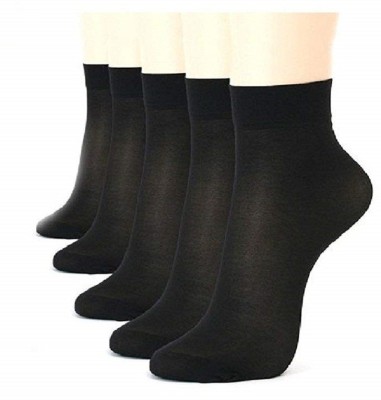 poksi Women Solid Mid-Calf/Crew(Pack of 10)