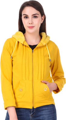 VOXATI Full Sleeve Solid Women Sweatshirt