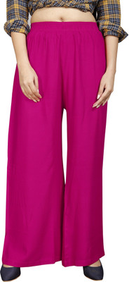 Hinayat Fashion Regular Fit Women Pink Trousers