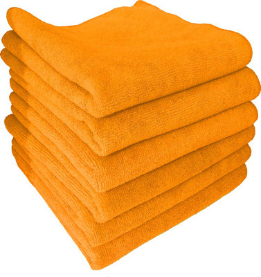 Trosskart Microfiber Vehicle Washing  Cloth(Pack Of 6, 280 GSM)