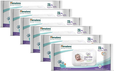 HIMALAYA Gente Baby Wipes ( 6 Pc x 72 S )(6 Wipes)