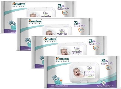 HIMALAYA Gente Baby Wipes ( 4 Pc x 72 S )(4 Wipes)