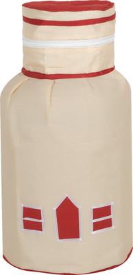 E-Retailer Gas Cylinder  Cover(Width: 53 cm, Beige-Red)