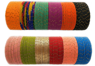 priya kangan Metal Enamel Bangle Set(Pack of 144)