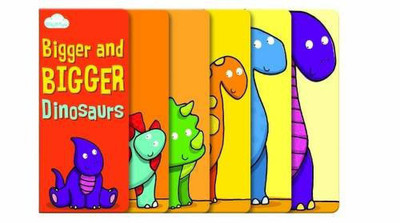 Bigger and Bigger Dinosaurs (Layered Page Story Board Book): Book 2(English, Hardcover, Butterfield Moira)