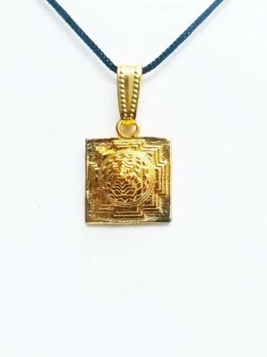 AIR9999 shri yantra metal panchdhatu gold plated pendant Crystal Pendant