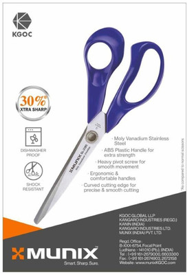 munix GL2185 Scissors(Set of 1, Blue)
