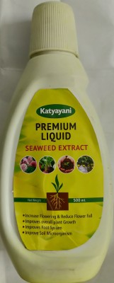 katyayani Premium Seaweed Extract Liquid Organic Fertilizer Seaweed Extract Liquid, Liquid Organic Fertilizer, Seaweed Extract From Ascophyllum Nodosum Plant Growth Promoter, Best for Gardening & Potting Purposes, Complete Nutrition for Plant Growth(500 ml, Liquid)