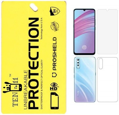 Ten To 11 Front and Back Screen Guard for Vivo Z1X, Vivo S1(Pack of 2)