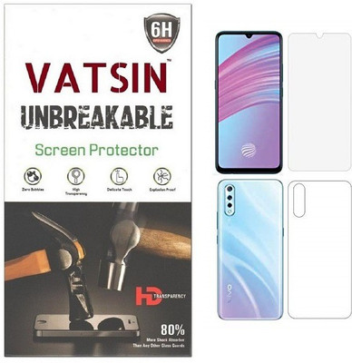 Vatsin Front and Back Screen Guard for Vivo Z1x(Pack of 2)