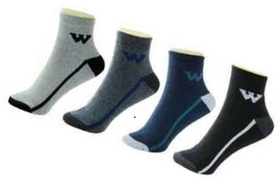 RAJAVI Men & Women Color Block Ankle Length(Pack of 4)