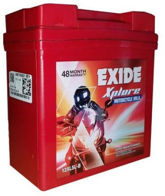 EXIDE 5LB 5 Ah Battery for Bike