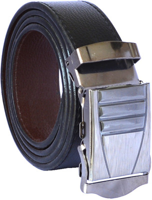 HENEDA Men Formal Black Synthetic Belt