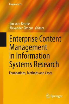 Enterprise Content Management in Information Systems Research(English, Electronic book text, unknown)