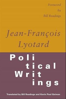 Political Writings(English, Hardcover, Lyotard Jean-Francois)