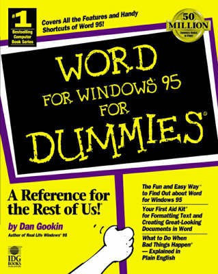 Word for Windows 95 For Dummies(English, Paperback, Gookin Dan)