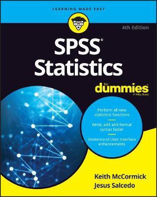 SPSS Statistics For Dummies(English, Paperback, Salcedo Jesus)