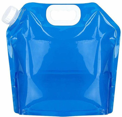 cashback Travel Blue Security Money Belt (TB-111BL, Black) | SHAFIRE Portable Collapsible Water Storage Tank Water Container Lifting Bag 5000 ml Water Bag(Pack of 1, Blue, PET)