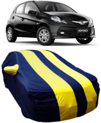 TGP GROUP Car Cover For Honda Brio (With Mirror Pockets)(Multicolor)