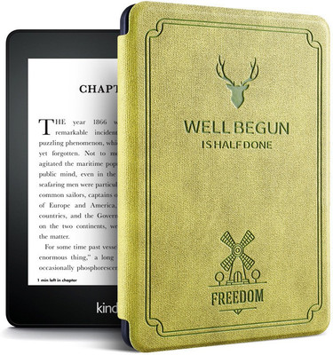 GALARIX Book Cover for Amazon Kindle Paperwhite 10th Generation 2018 (Not Compatible with Kindle 10th Gen 2019) - GREEN(Green, Dual Protection)