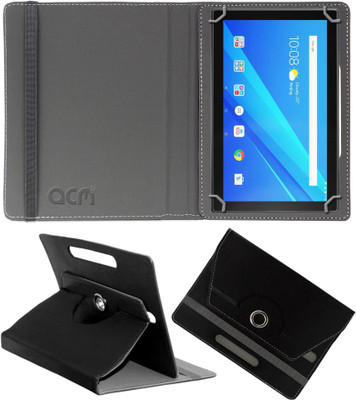 ACM Flip Cover for Lenovo Tab 4 10 Byju(Black, Cases with Holder, Pack of: 1)