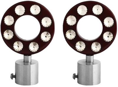 GROWNIX Multicolor Rod Rail Bracket Metal(Pack of 1)