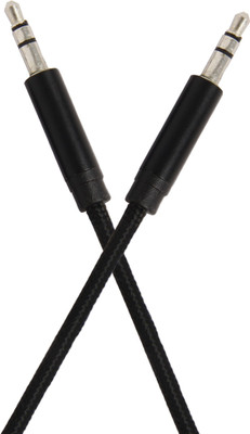 Flipkart SmartBuy AXRBB15M01 1.5 m Braided AUX Cable (Compatible with Mobile, Laptops, Tablet, Black)(Compatible with Mobile, Laptops, Tablet, Black, One Cable)