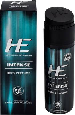 HE ADVANCED GROOMING INTENSE ZERO GAS Perfume Body Spray  -  For Men
