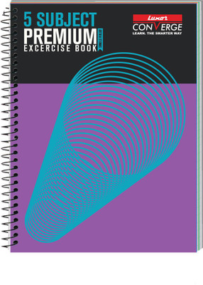 LUXOR Exercise Notebook-Spiral B5 Notebook Ruled 250 Pages(Spiral)