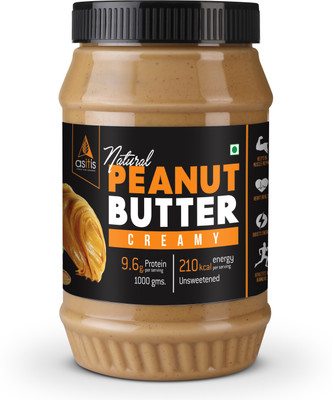 AS-IT-IS Nutrition Peanut Butter Creamy (Natural & Unsweetened) 1 kg